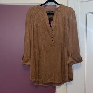 Suede Top